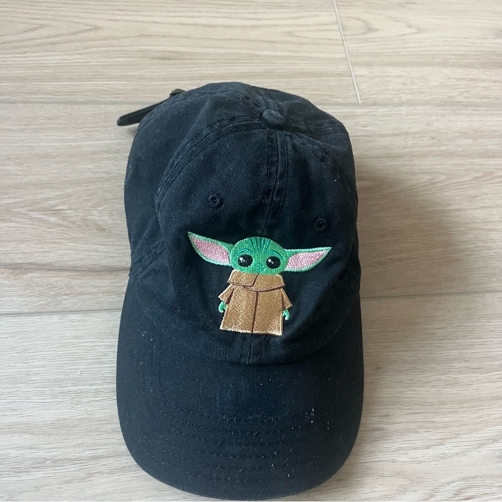 Star Wars Baby Yoda Black Baseball Cap Hat